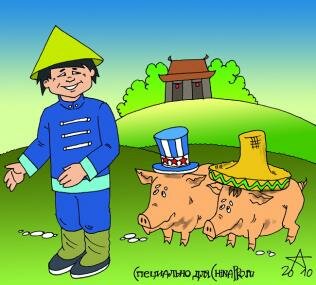 Китай снял запрет на импорт свинины)